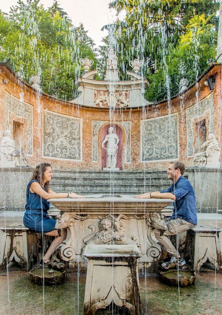 Wasserspiele in Hellbrunn © SalzburgerLand Tourismus