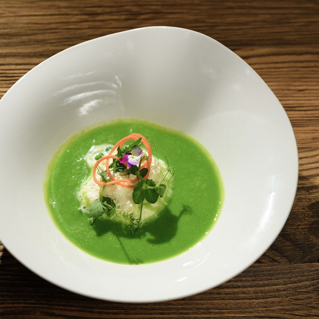 Bärlauchschaumsuppe