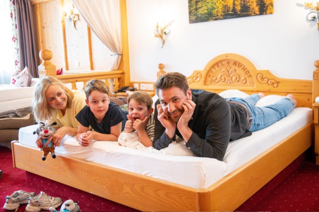 Spacious family rooms at the Hotel Auhof in Gro&szlig;arl