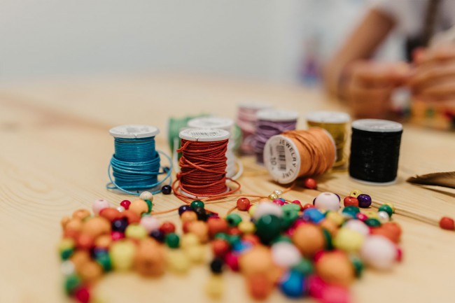 Bastelmaterial für kreative Auhof-Gäste