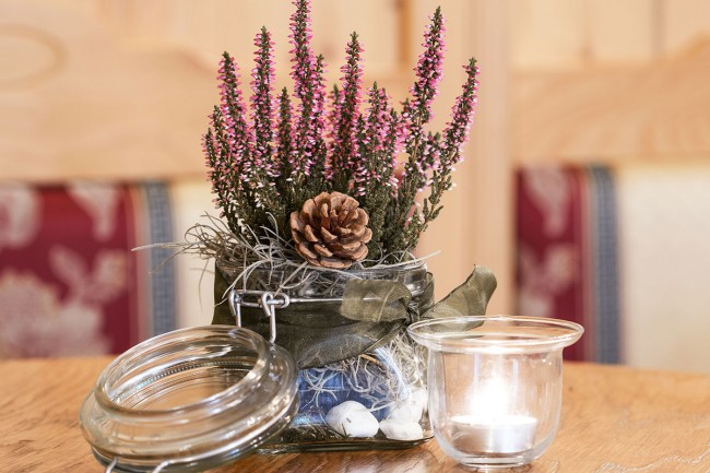 Dekoration im Restaurant Auhof