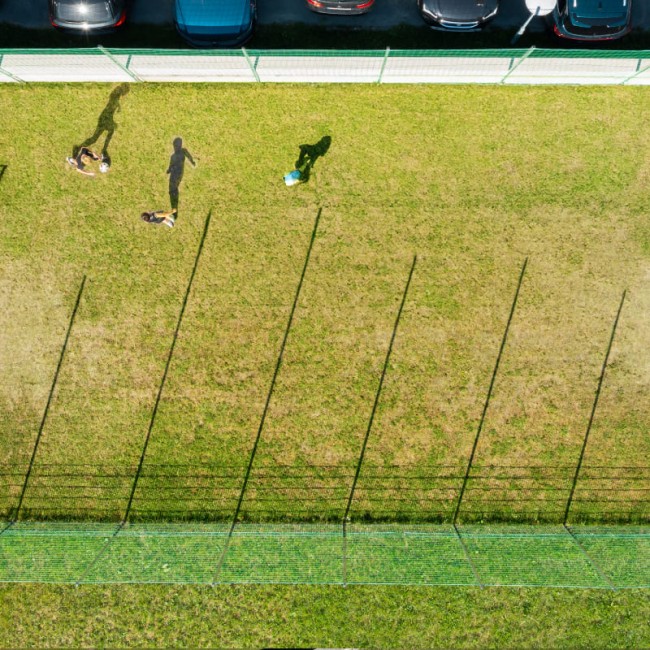 Soccer field for guests of all ages