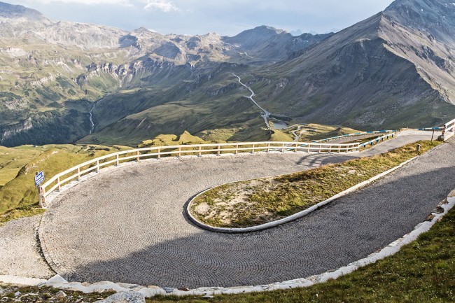 Großglockner Hochalpenstraße, beliebt bei Biker