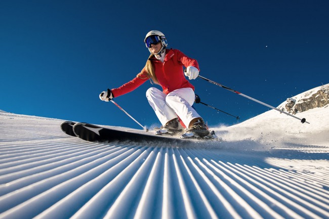 Frisch präparierte Skipiste © Ski amadé