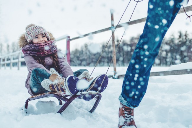 Winter hiking trails and tobogganing in Grossarl